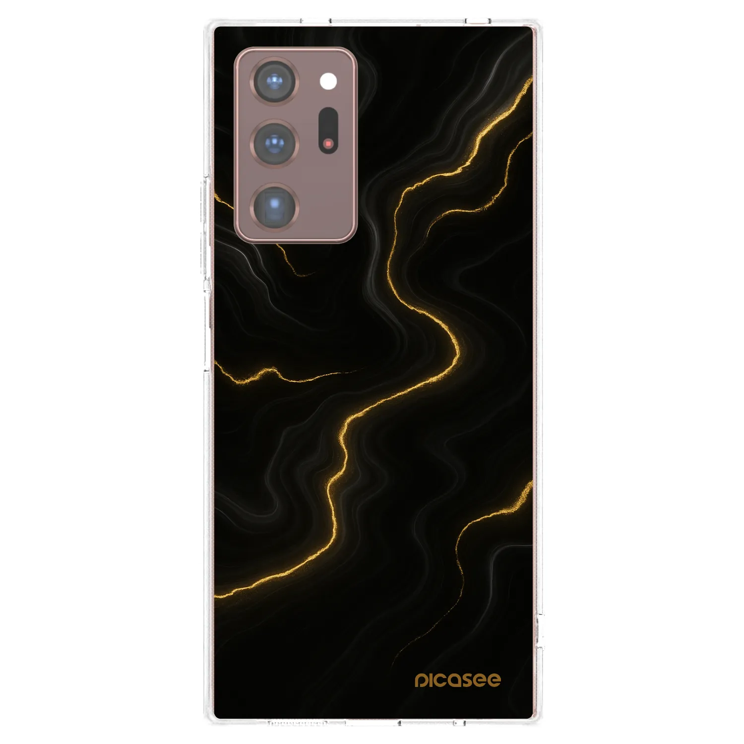 Picasee husă transparentă din silicon pentru Samsung Galaxy Note 20 Ultra - Thunder