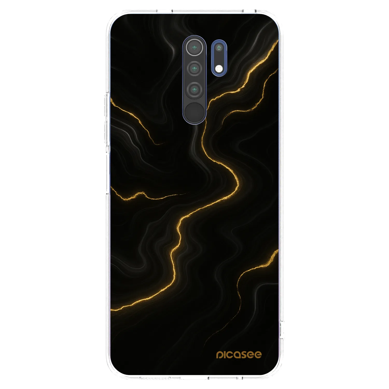 Picasee husă transparentă din silicon pentru Xiaomi Redmi 9 - Thunder