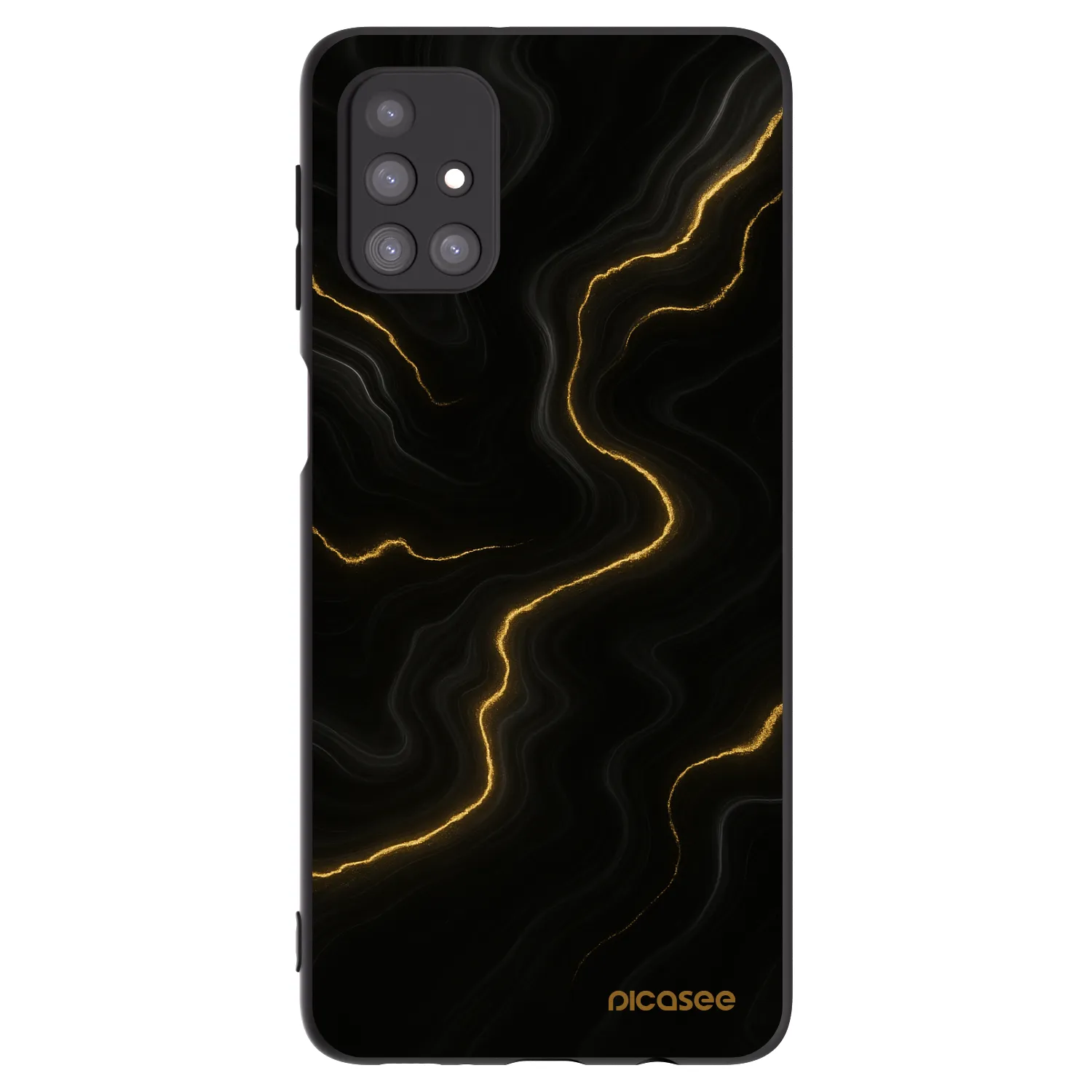 Picasee husă neagră din silicon pentru Samsung Galaxy M31s - Thunder
