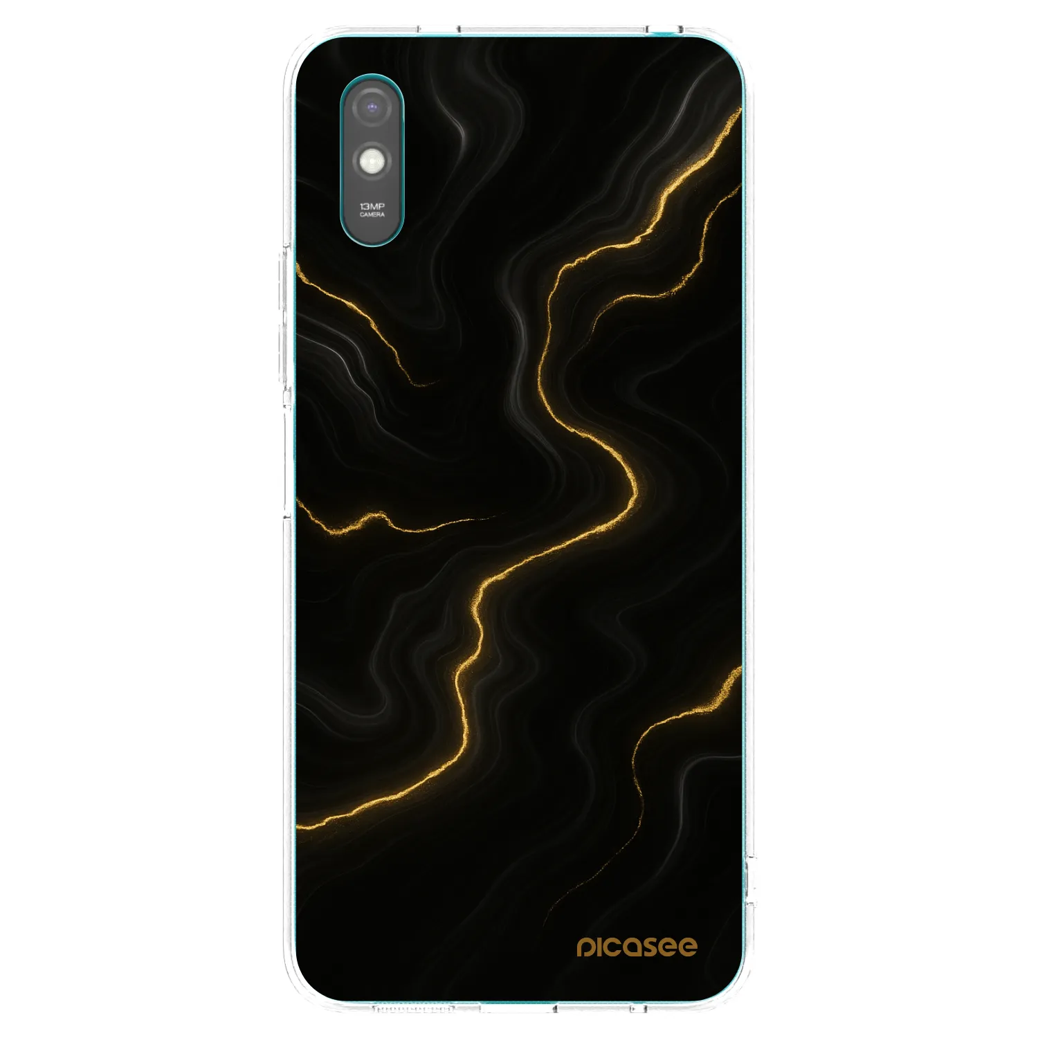 Picasee husă transparentă din silicon pentru Xiaomi Redmi 9A - Thunder