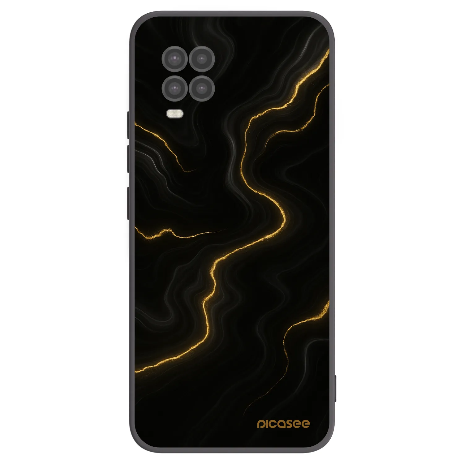 Picasee husă neagră din silicon pentru Xiaomi Mi 10 Lite - Thunder