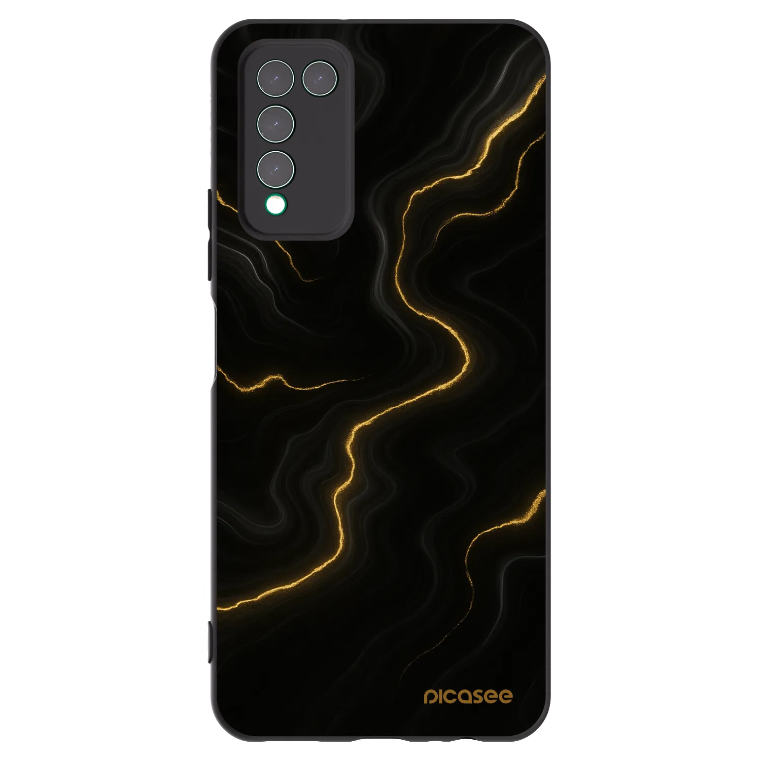 Picasee husă neagră din silicon pentru Honor 10X Lite - Thunder