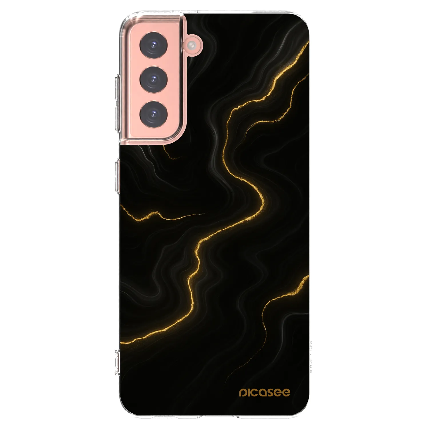 Picasee husă transparentă din silicon pentru Samsung Galaxy S21 5G G991B - Thunder