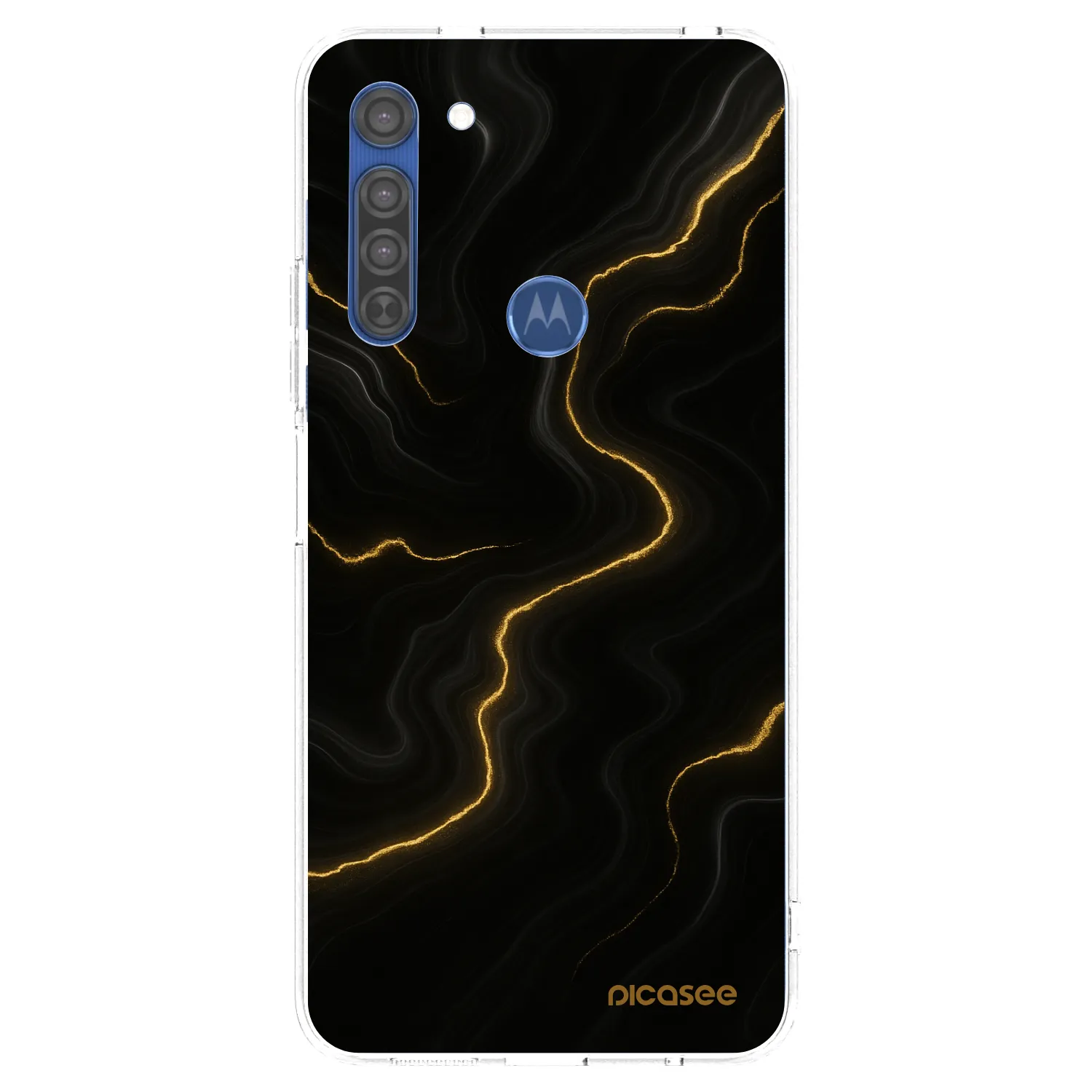 Picasee husă transparentă din silicon pentru Motorola Moto G8 - Thunder
