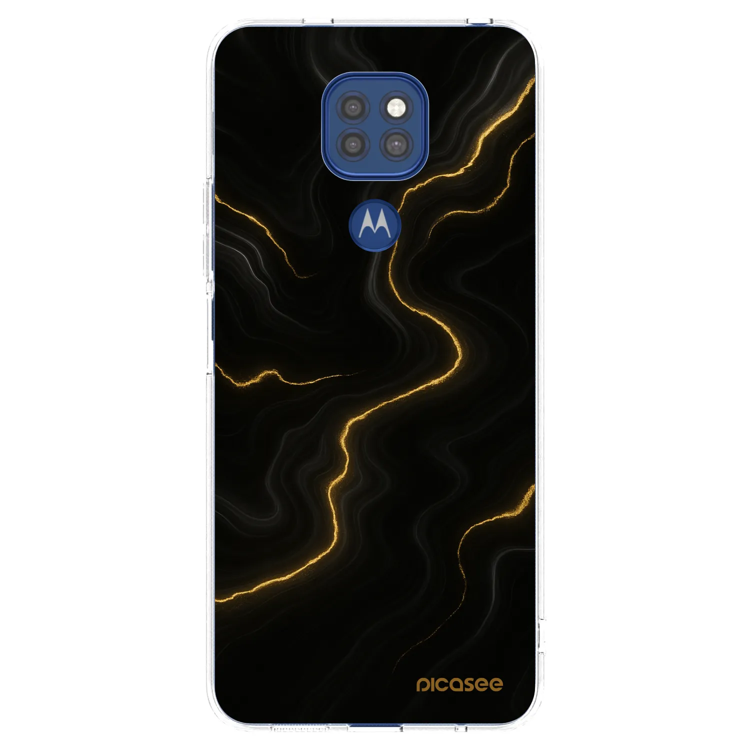 Picasee husă transparentă din silicon pentru Motorola Moto G9 Play - Thunder