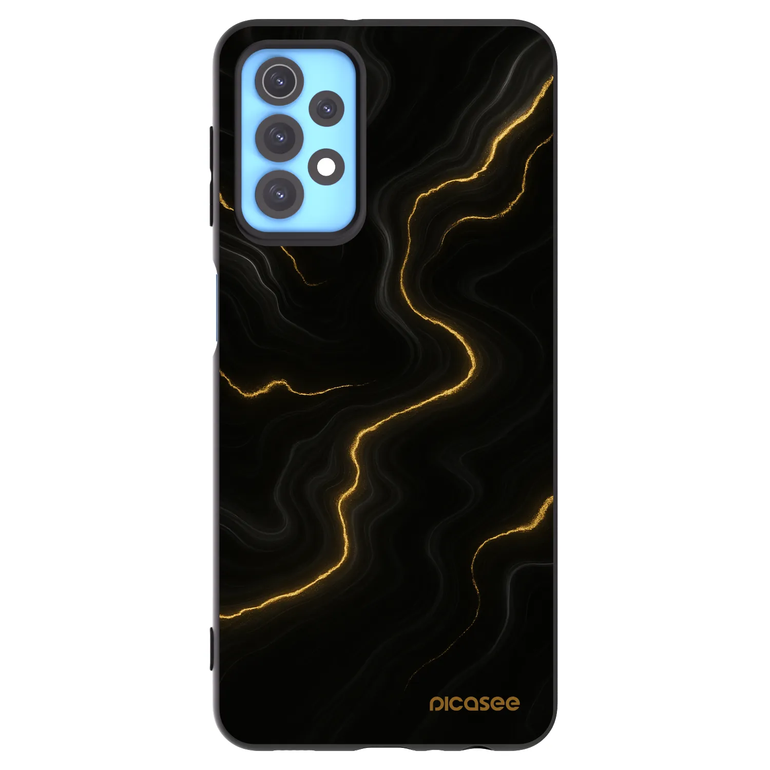 Picasee husă neagră din silicon pentru Samsung Galaxy A32 4G SM-A325F - Thunder
