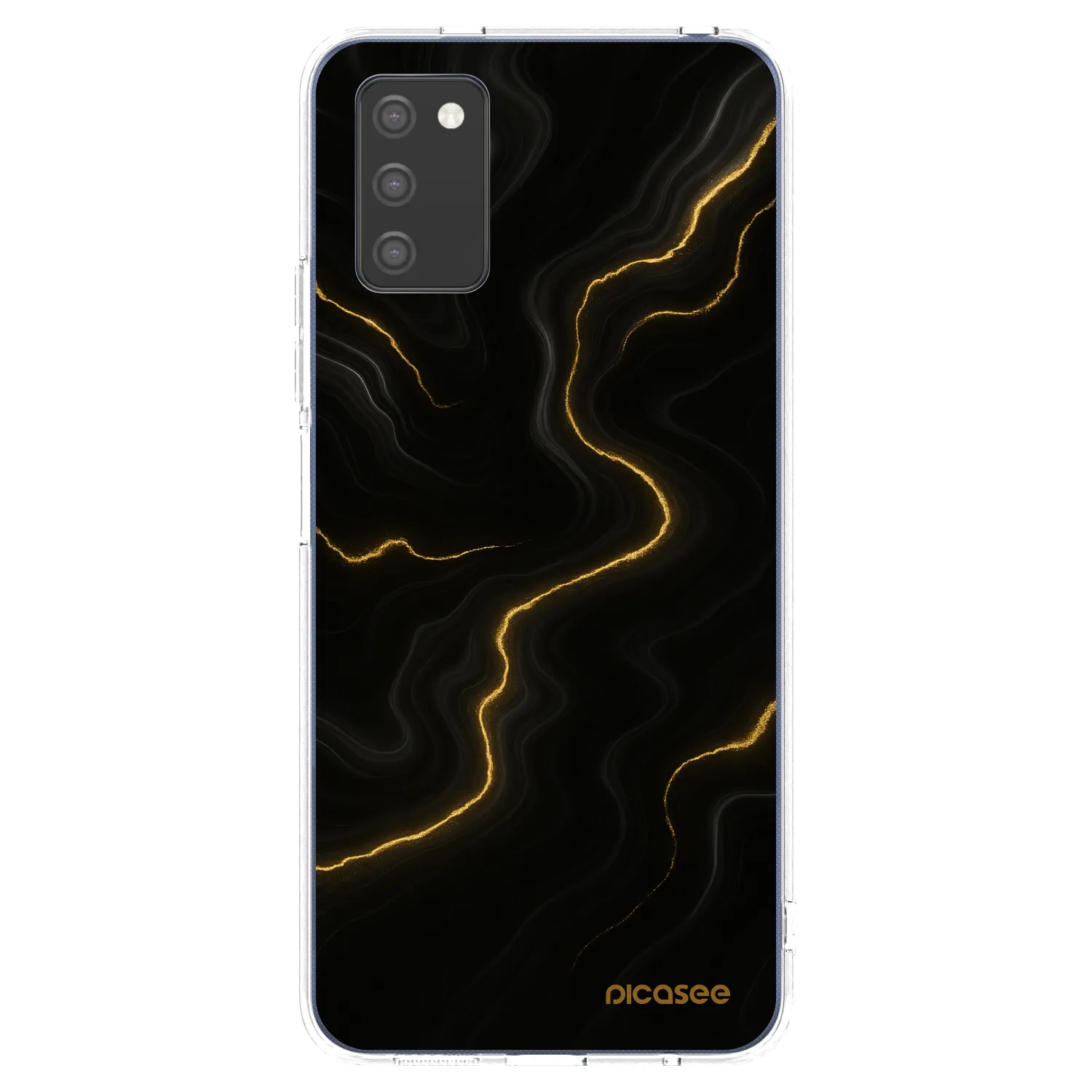 Picasee husă transparentă din silicon pentru Samsung Galaxy A02s A025G - Thunder