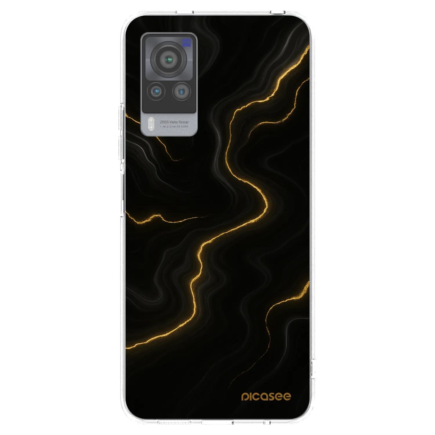 Picasee husă transparentă din silicon pentru Vivo X60 Pro 5G - Thunder