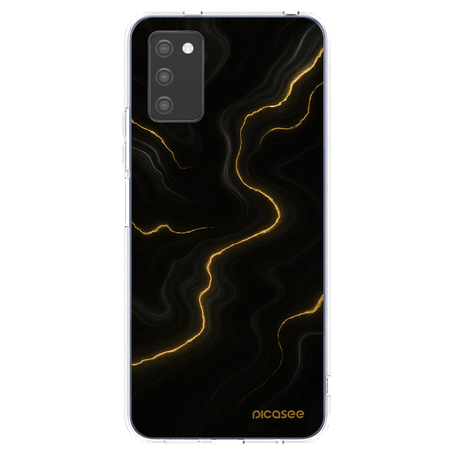 Picasee husă transparentă din silicon pentru Samsung Galaxy A03s A037G - Thunder
