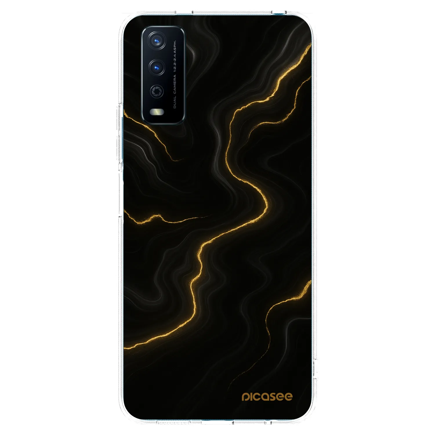 Picasee husă transparentă din silicon pentru Vivo Y11s - Thunder