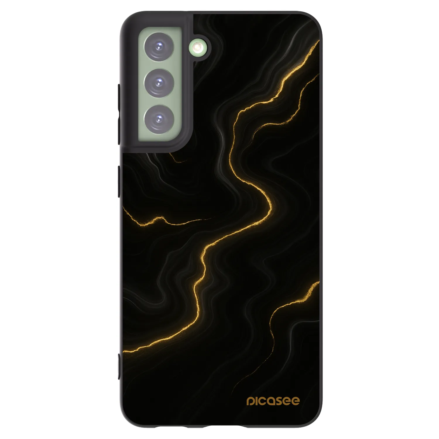 Picasee husă neagră din silicon pentru Samsung Galaxy S21 FE 5G - Thunder