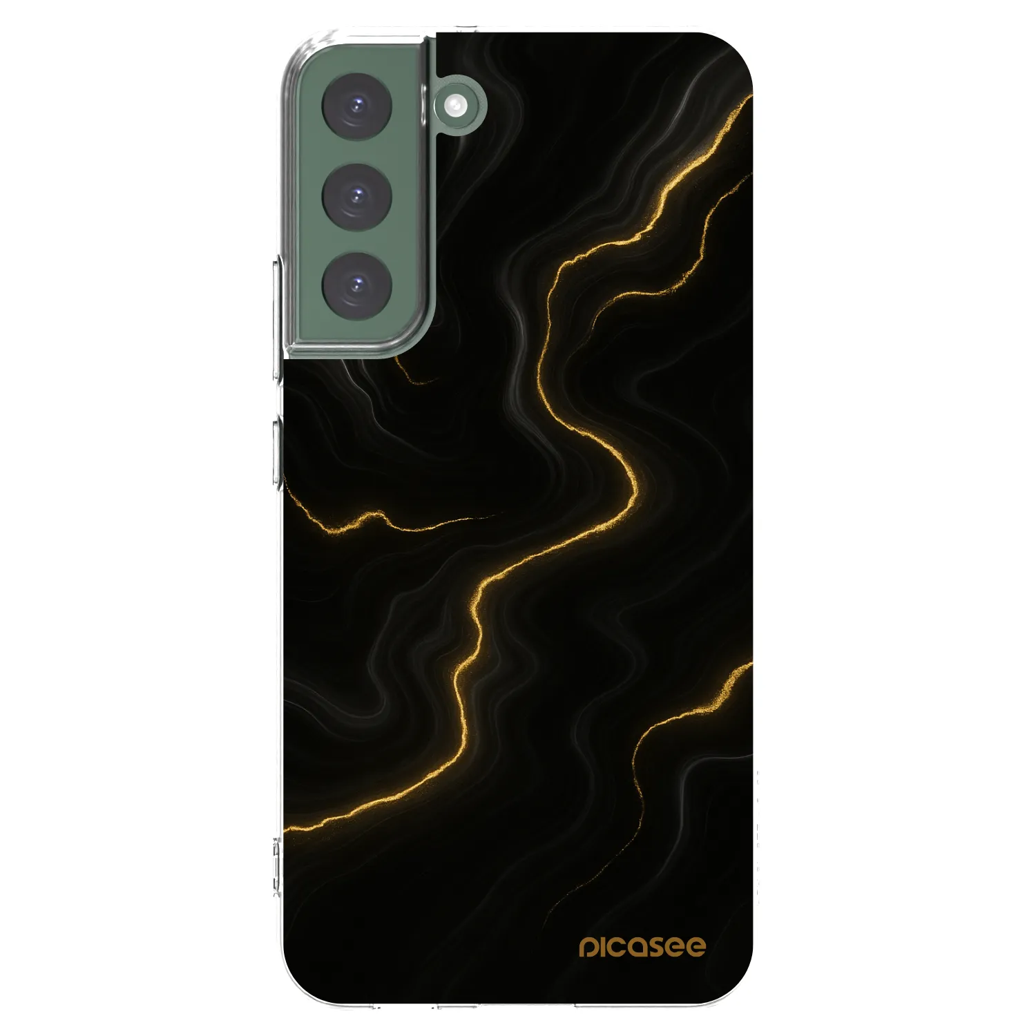 Picasee husă transparentă din silicon pentru Samsung Galaxy S22+ 5G - Thunder