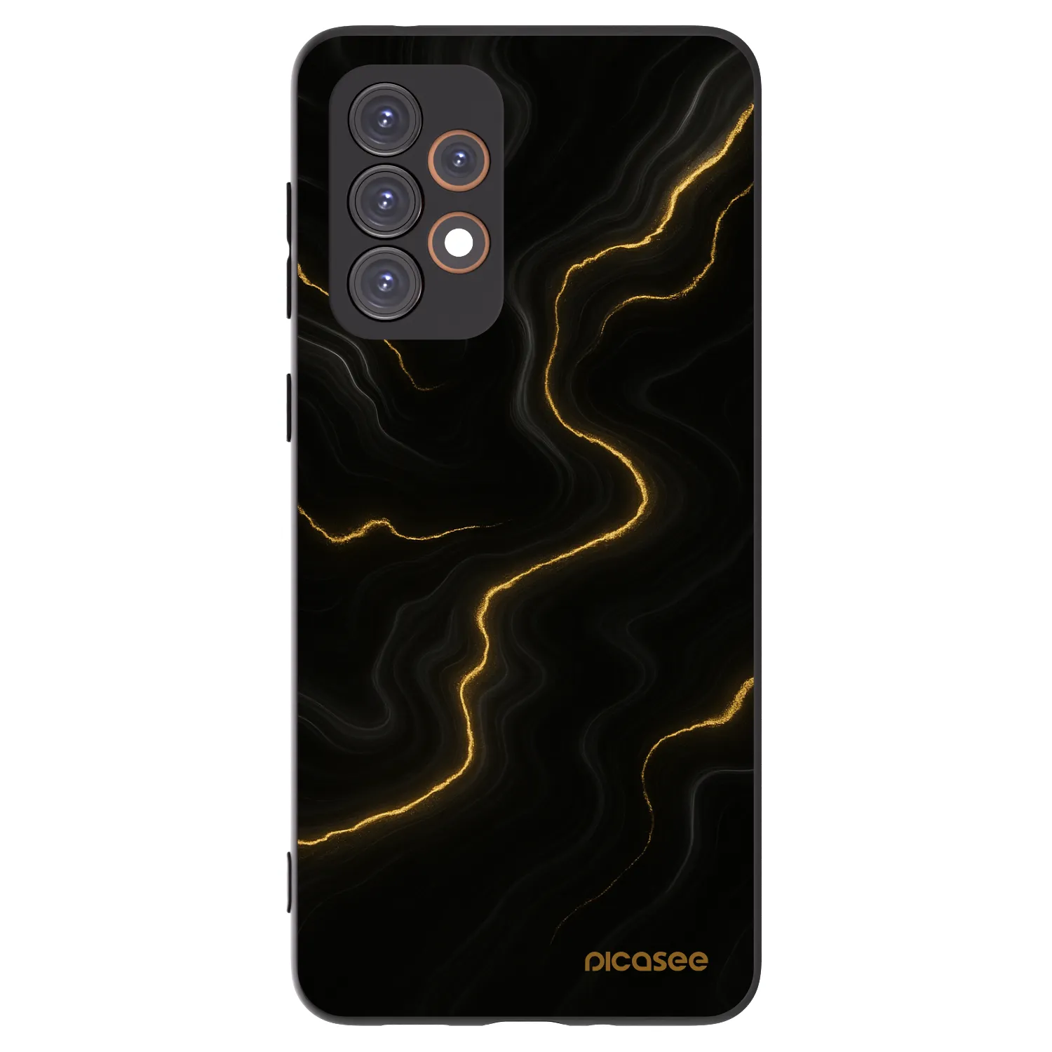 Picasee husă neagră din silicon pentru Samsung Galaxy A33 5G A336 - Thunder