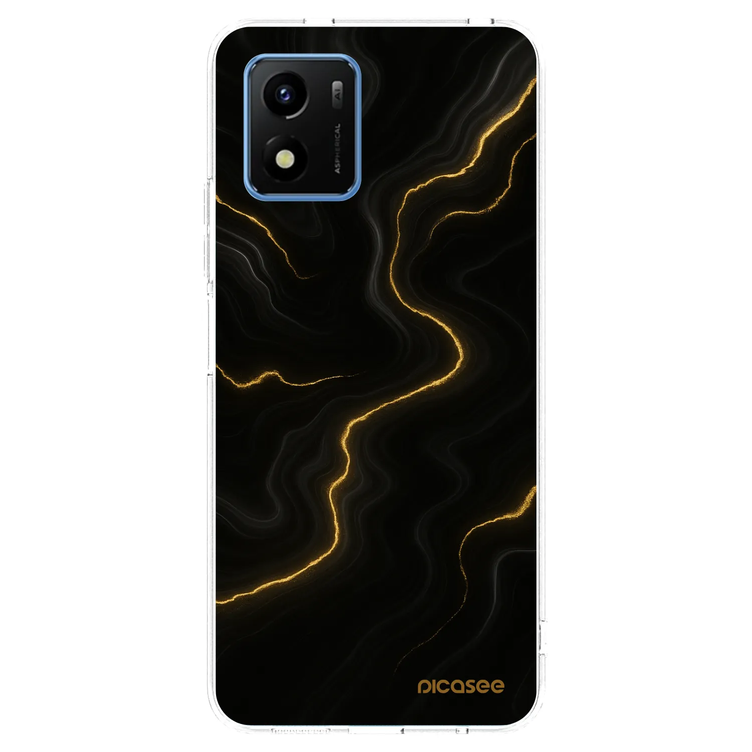 Picasee husă transparentă din silicon pentru Vivo Y01 - Thunder