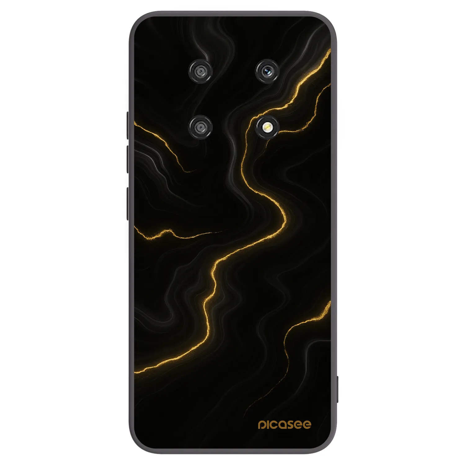 Picasee husă neagră din silicon pentru Honor Magic4 Lite 5G - Thunder