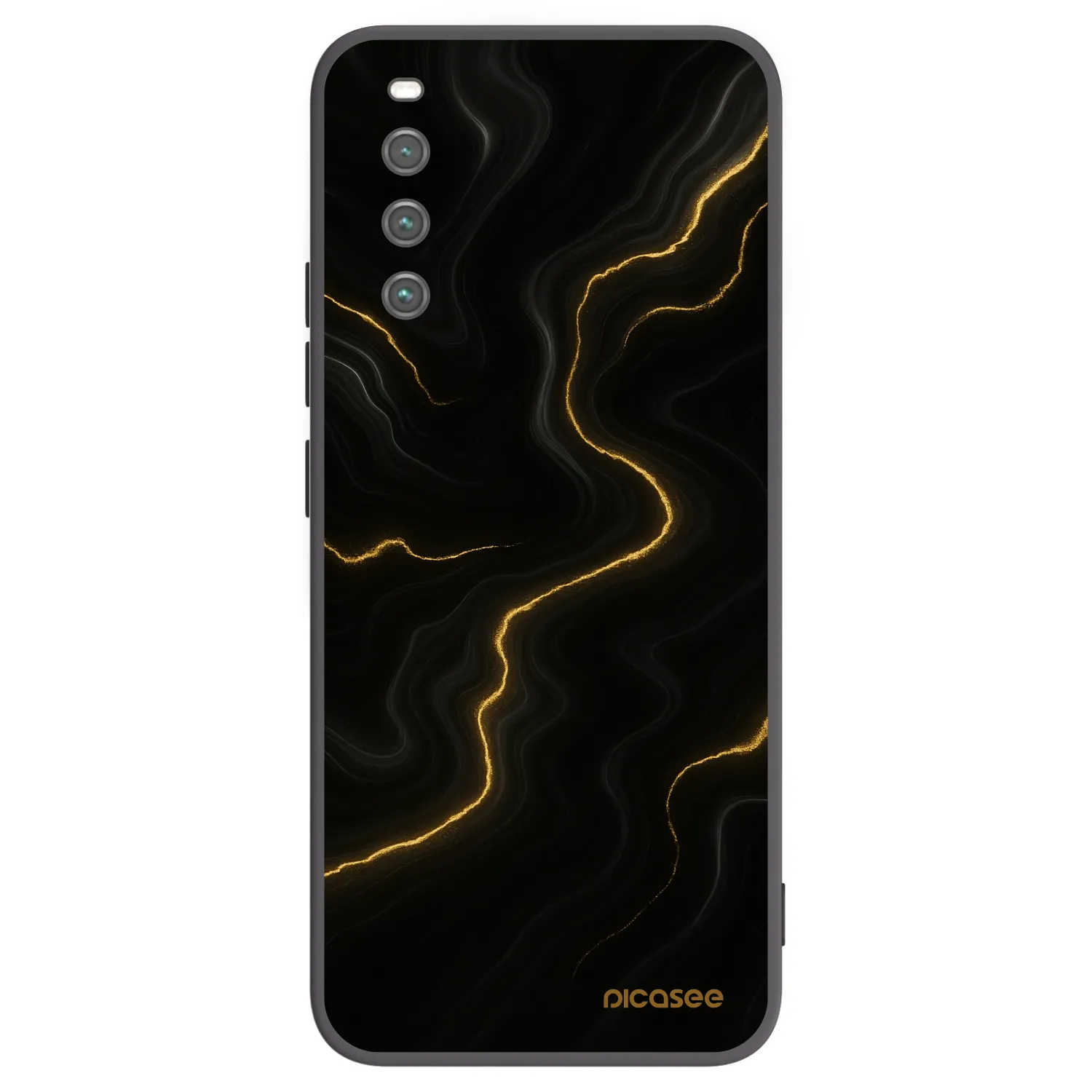 Picasee husă neagră din silicon pentru Sony Xperia 10 IV 5G - Thunder