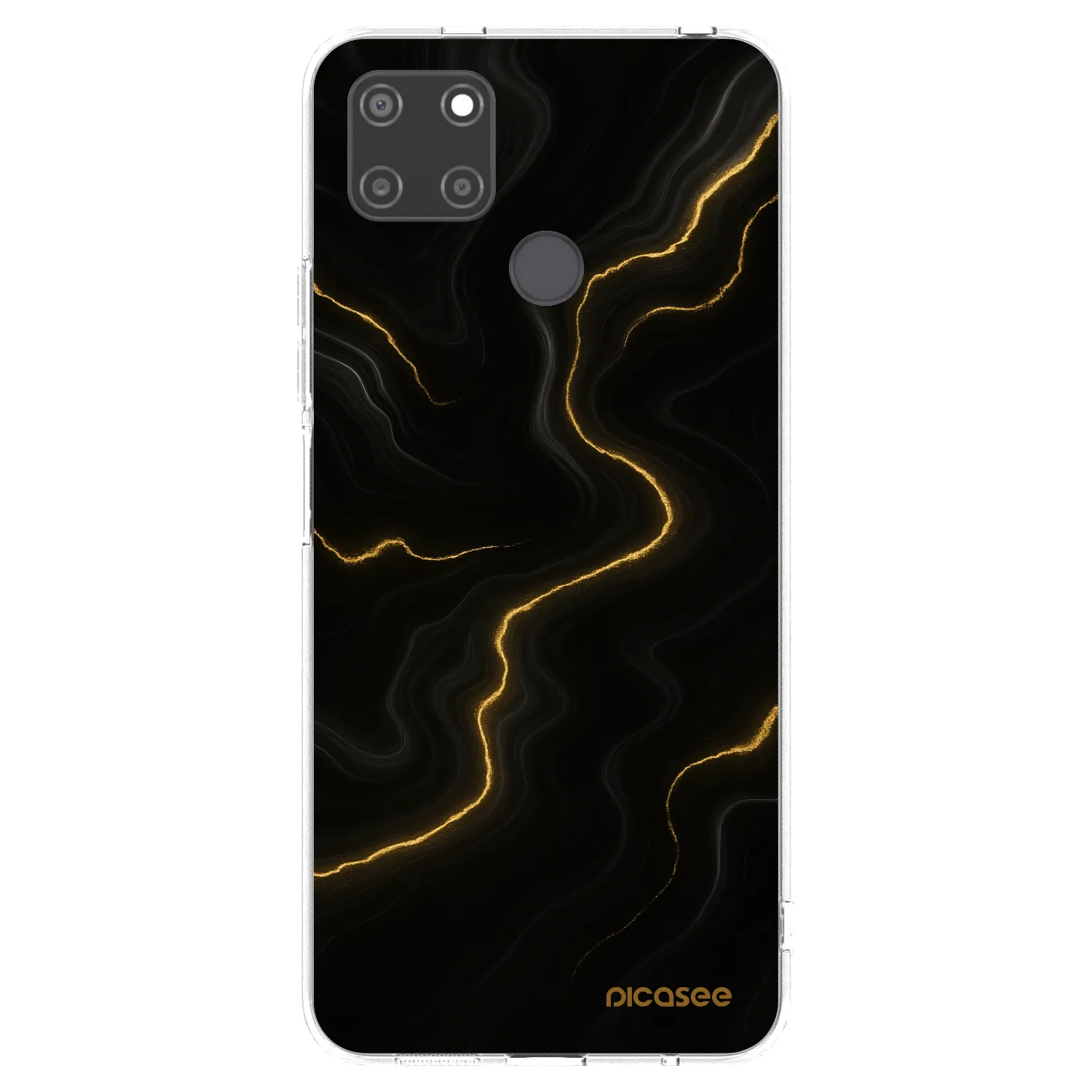 Picasee husă transparentă din silicon pentru Realme C21Y - Thunder