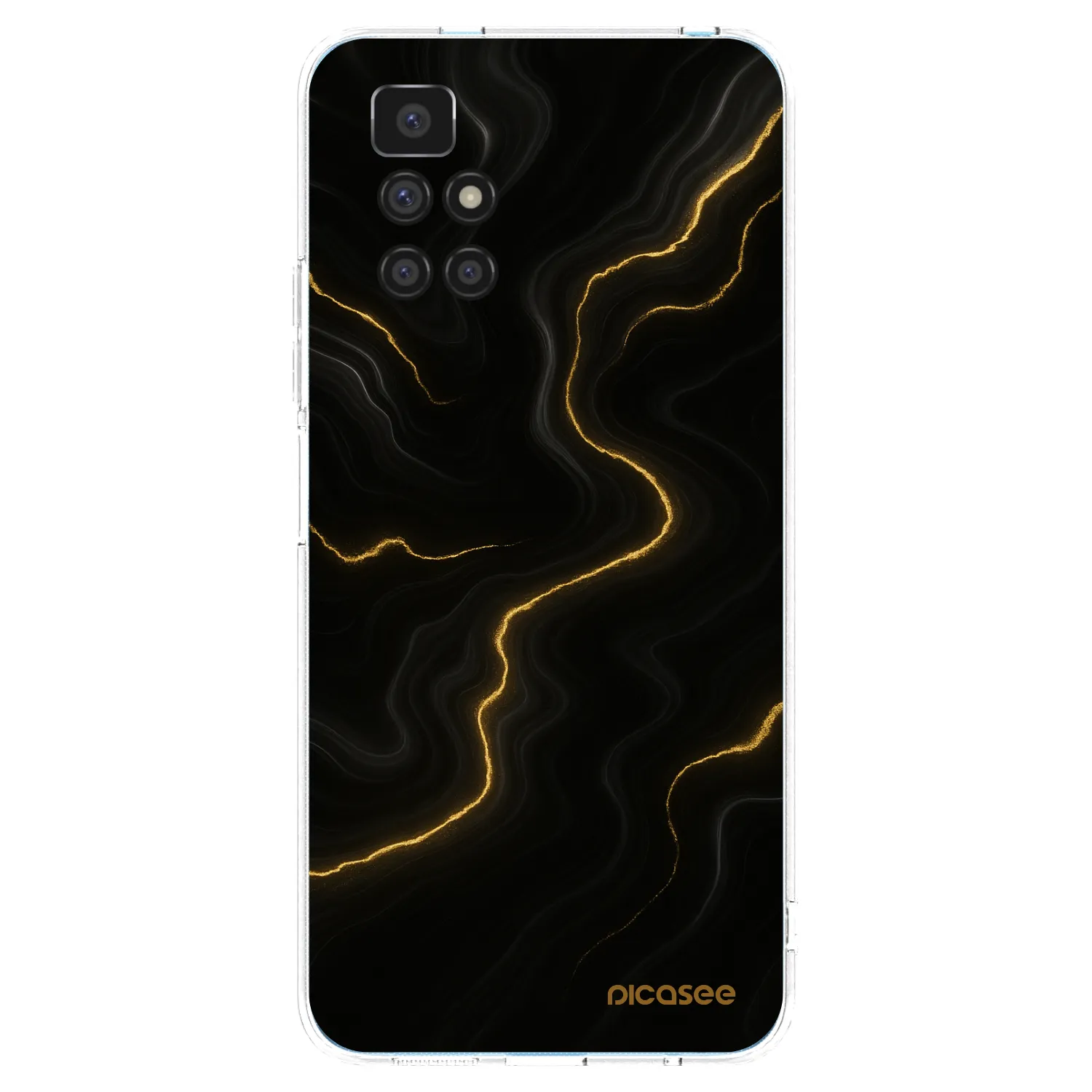 Picasee husă transparentă din silicon pentru Xiaomi Redmi 10 (2022) - Thunder