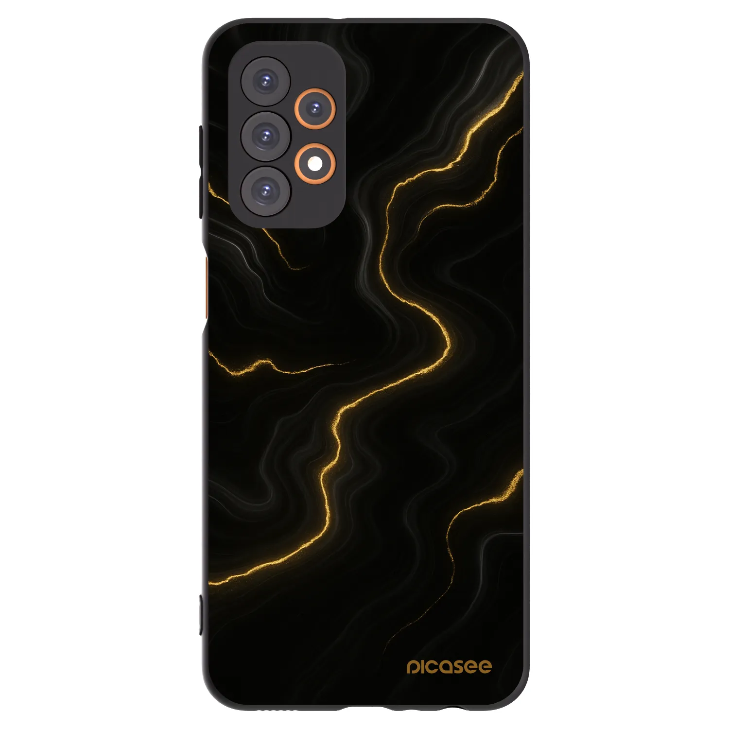 Picasee husă neagră din silicon pentru Samsung Galaxy A23 A236B 5G - Thunder