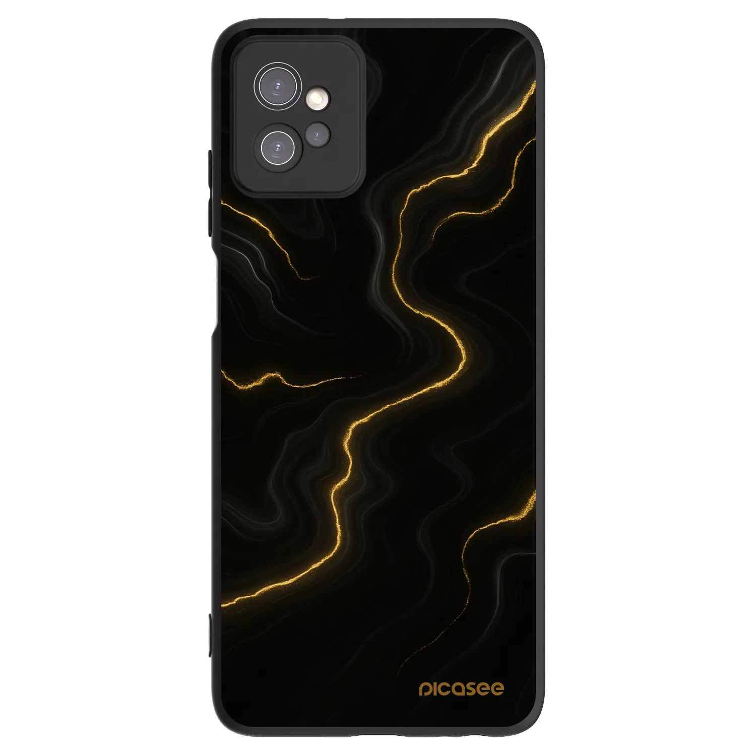 Picasee husă neagră din silicon pentru Motorola Moto G32 - Thunder
