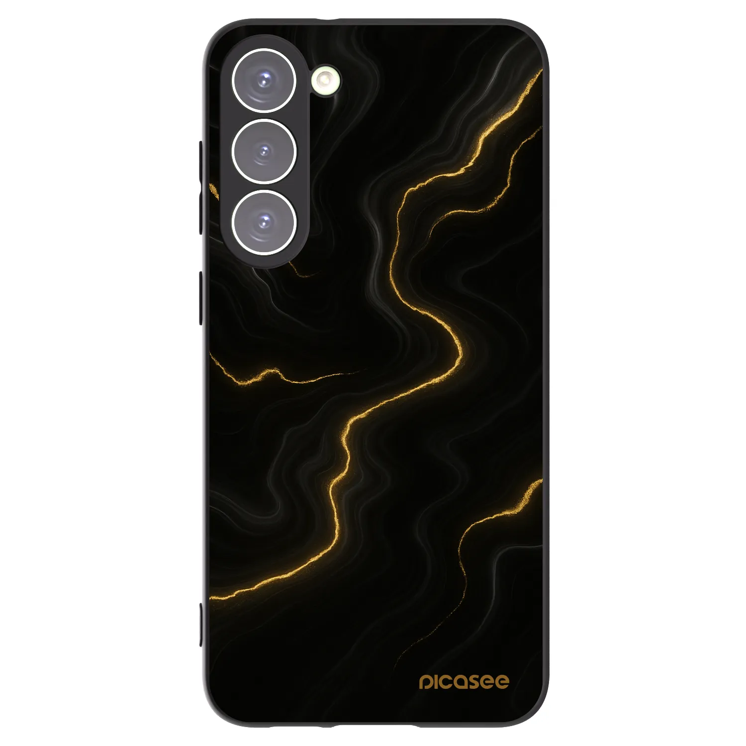 Picasee husă neagră din silicon pentru Samsung Galaxy S23+ 5G - Thunder