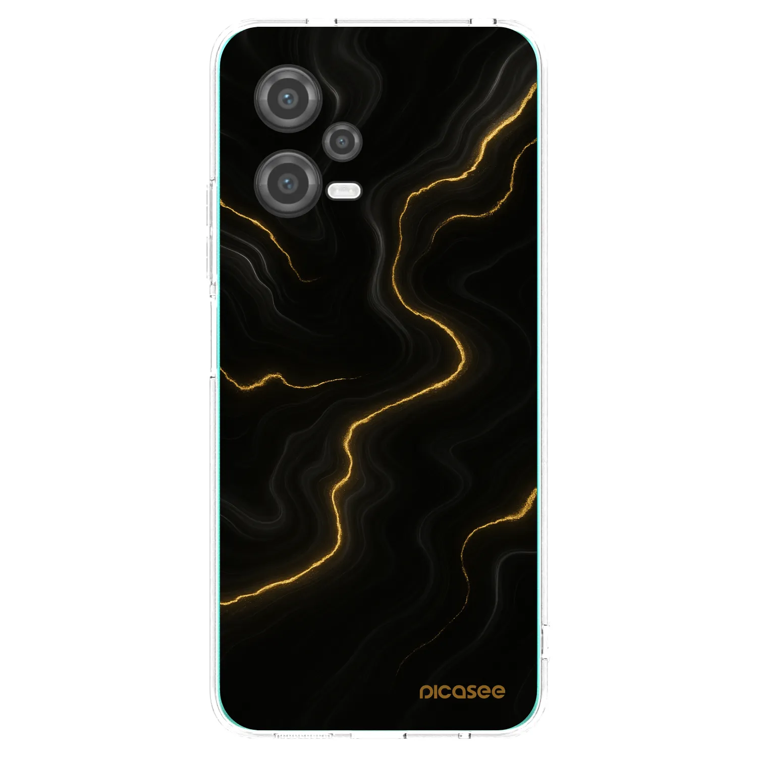 Picasee husă transparentă din silicon pentru Xiaomi Poco X5 - Thunder