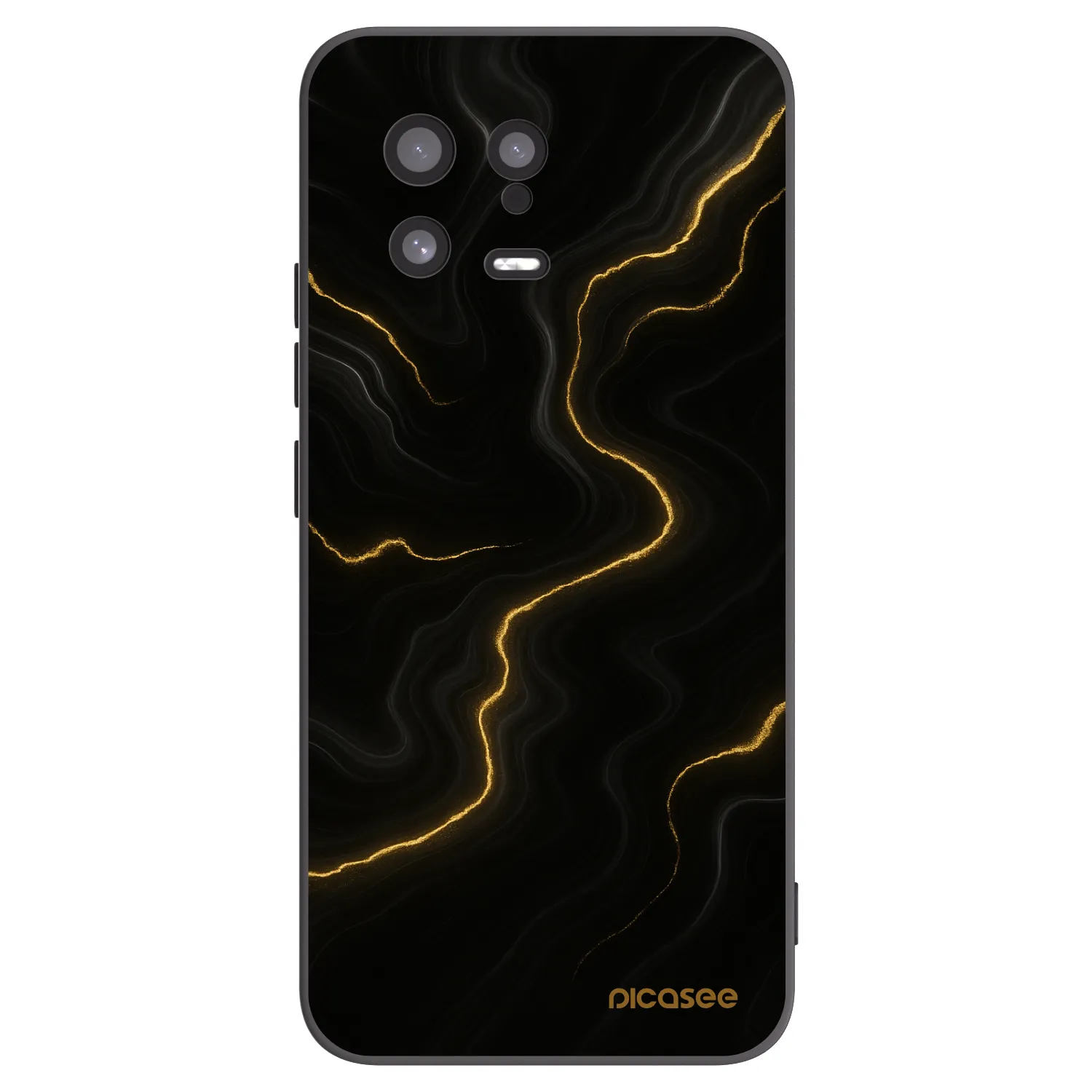 Picasee husă neagră din silicon pentru Xiaomi 13 - Thunder