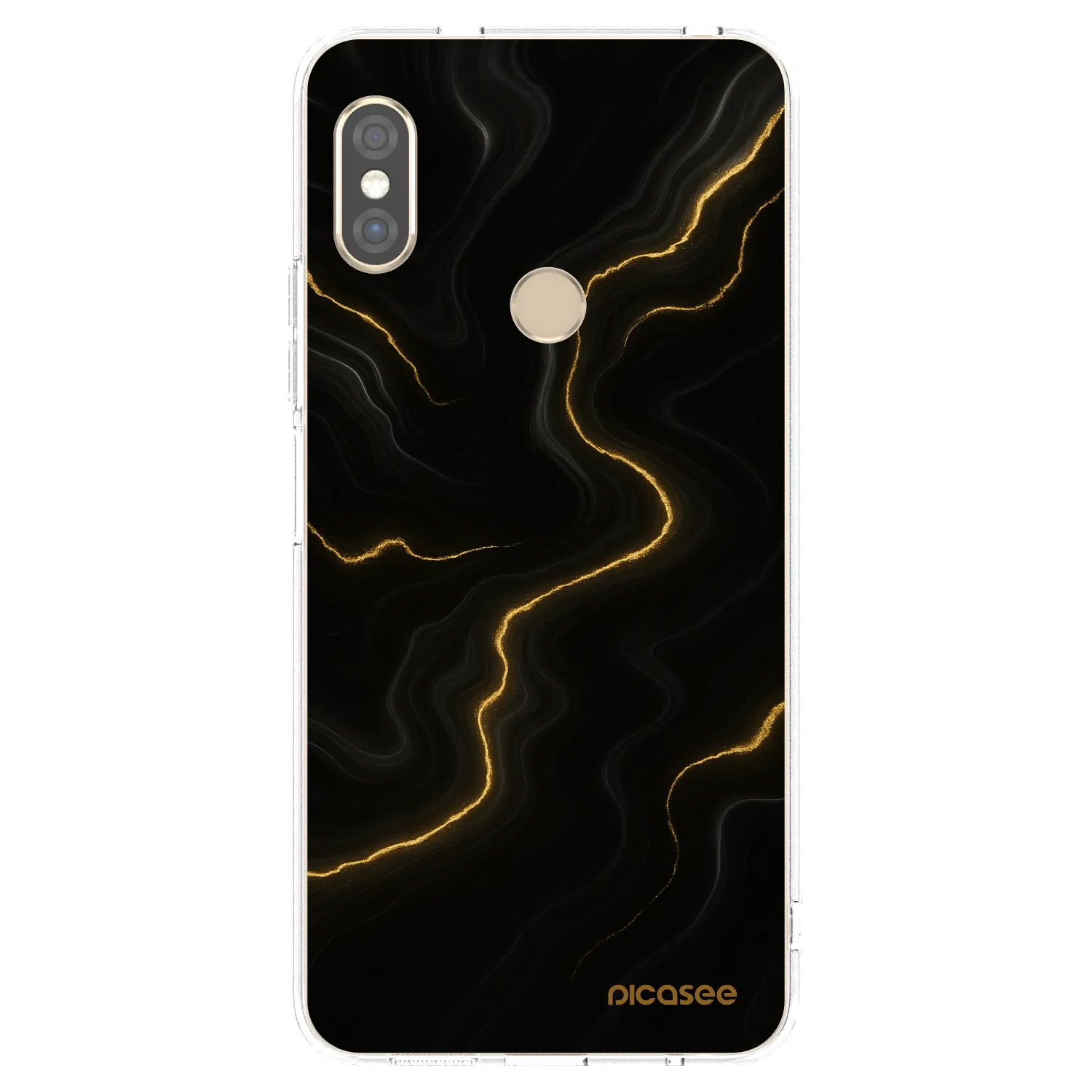 Picasee husă transparentă din silicon pentru Xiaomi Redmi Note 5 Global - Thunder