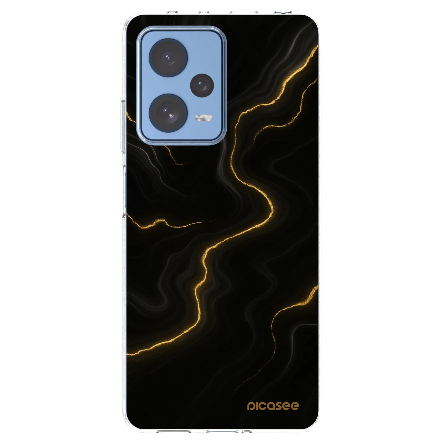 Picasee husă transparentă din silicon pentru Xiaomi Redmi Note 12 Pro 5G - Thunder