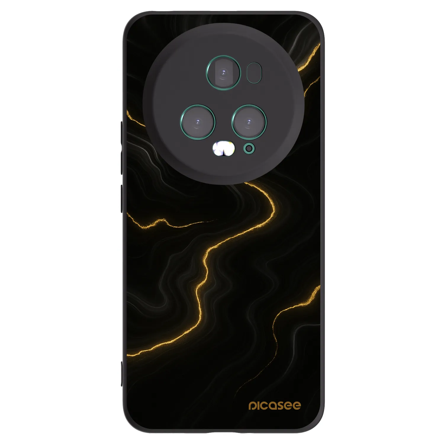 Picasee husă neagră din silicon pentru Honor Magic5 Pro - Thunder