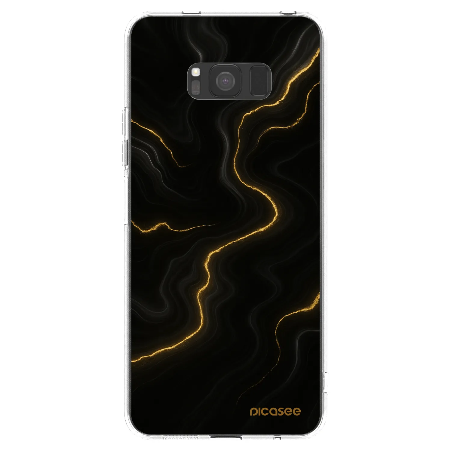 Picasee husă transparentă din silicon pentru Samsung Galaxy S8 G950F - Thunder