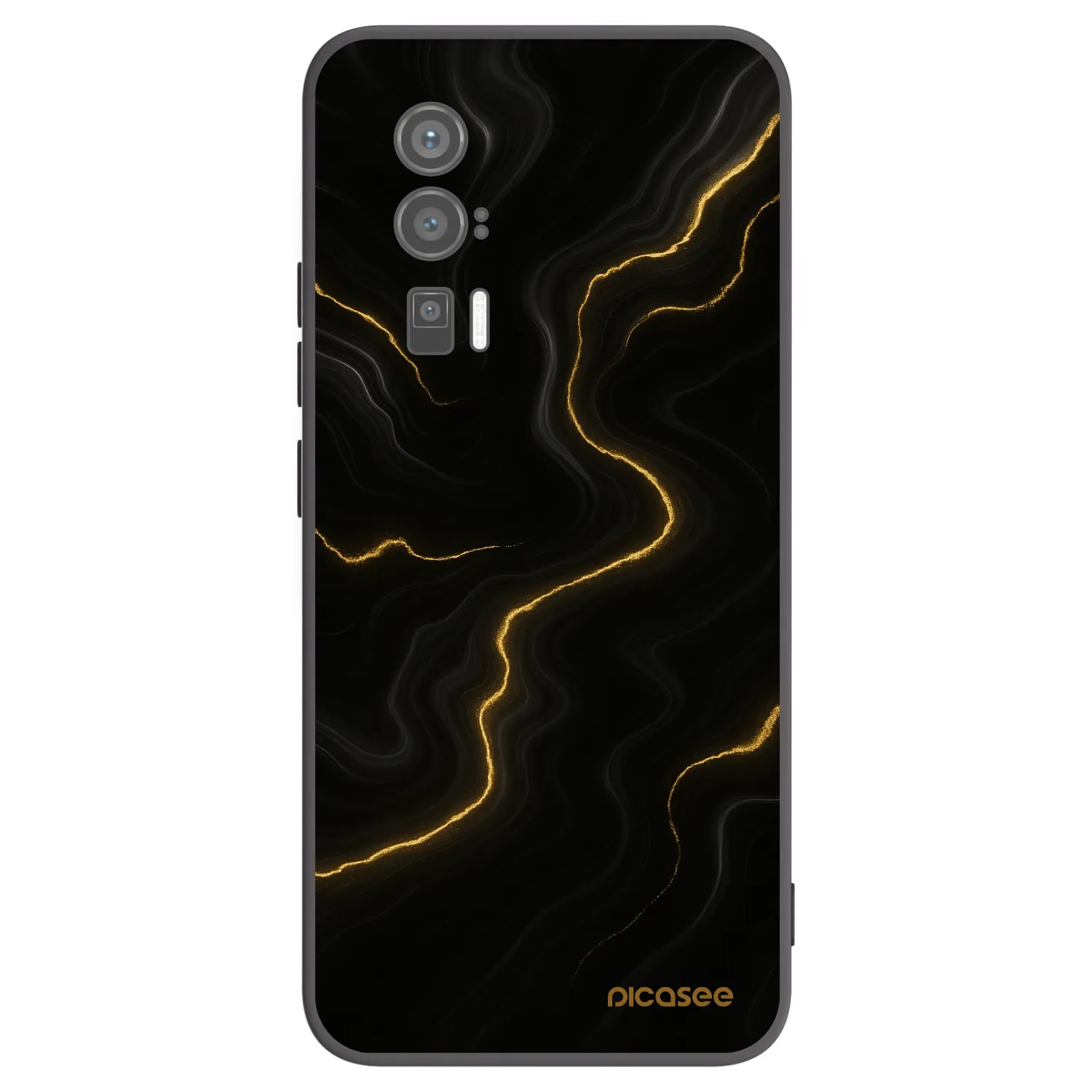 Picasee husă neagră din silicon pentru Xiaomi Poco F5 Pro 5G - Thunder