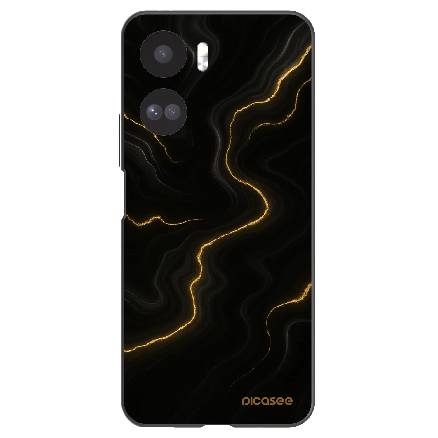 Picasee husă neagră din silicon pentru Honor 90 Lite 5G - Thunder