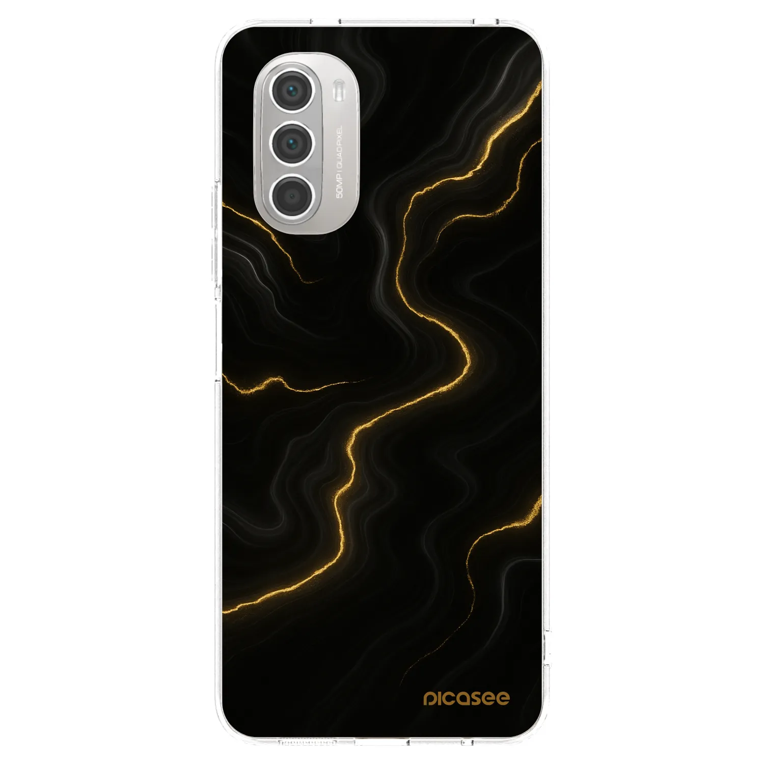 Picasee husă transparentă din silicon pentru Motorola Moto G51 - Thunder