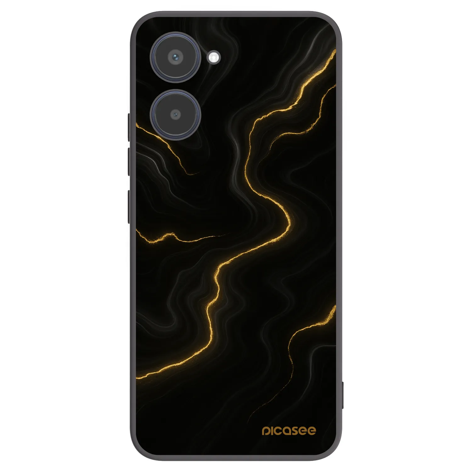 Picasee husă neagră din silicon pentru Realme 10 4G - Thunder