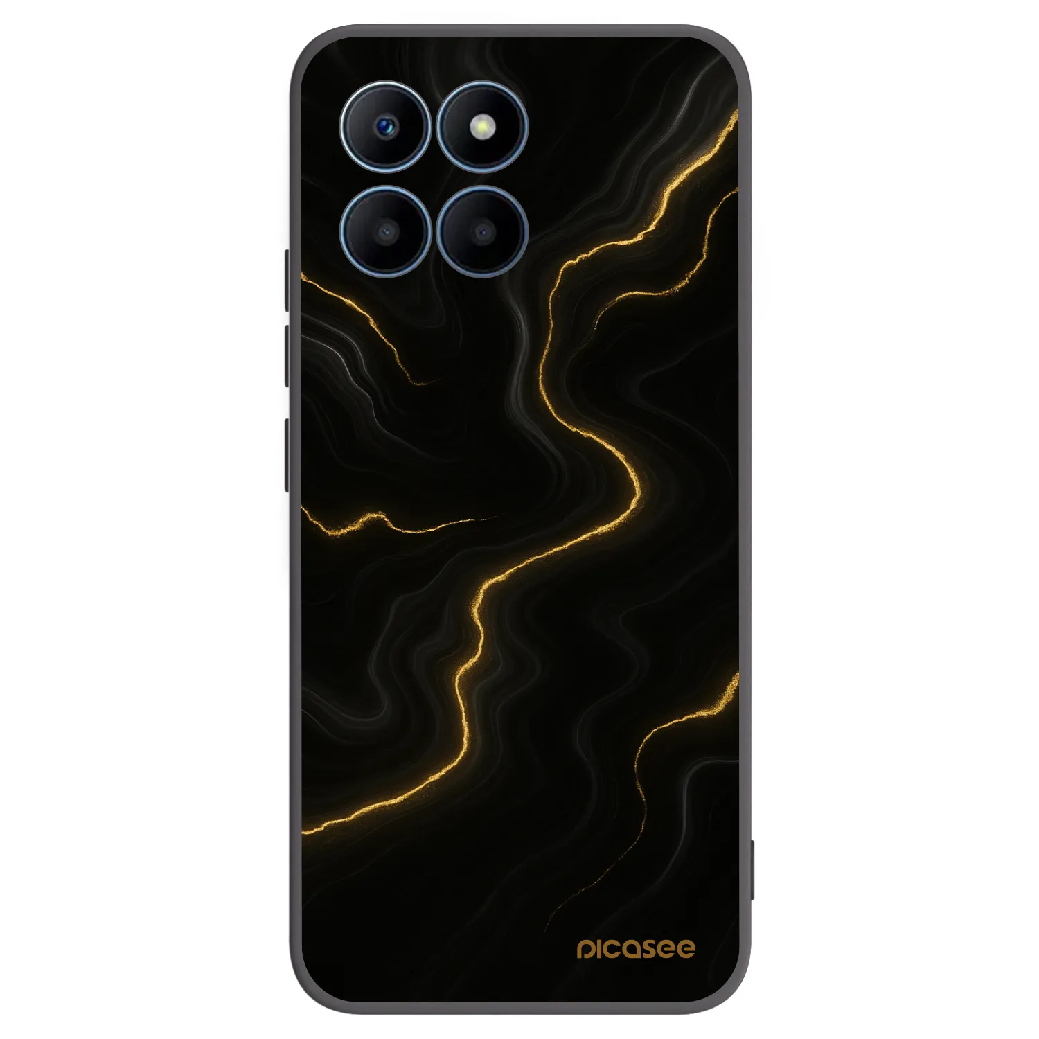 Picasee husă neagră din silicon pentru Honor 70 Lite - Thunder