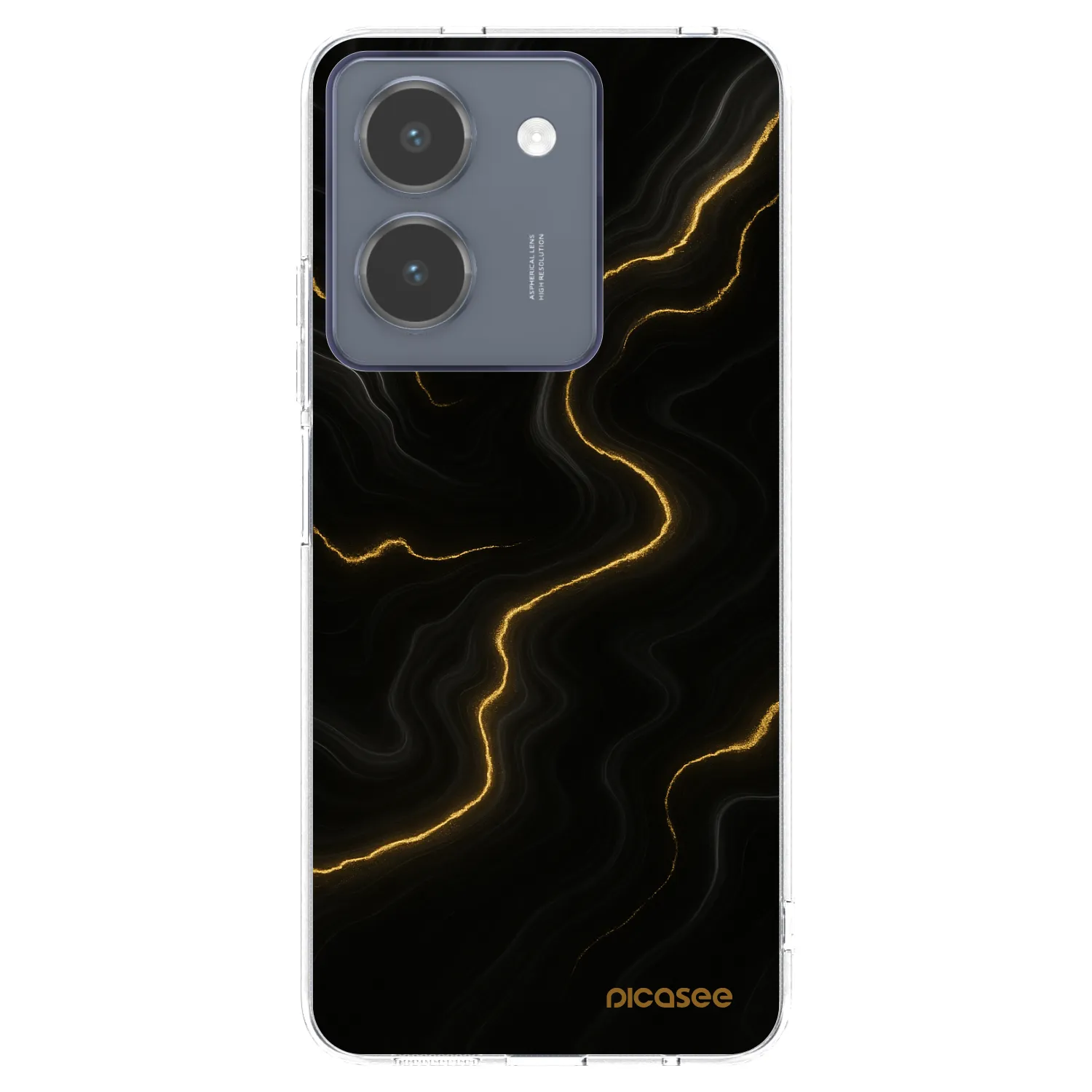 Picasee husă transparentă din silicon pentru Vivo Y36 4G - Thunder
