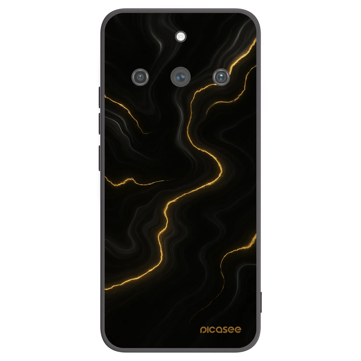 Picasee husă neagră din silicon pentru Realme 11 Pro+ - Thunder