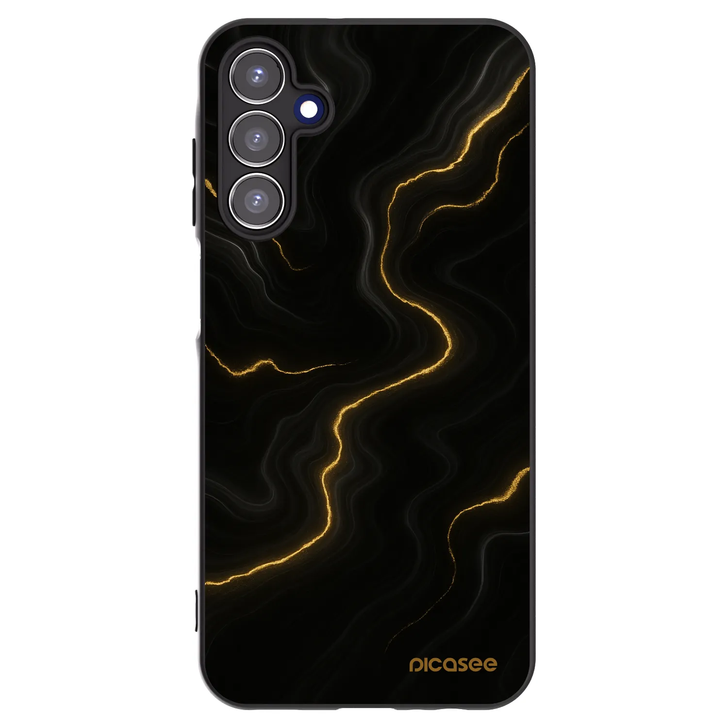 Picasee husă neagră din silicon pentru Samsung Galaxy A15 A156B 5G - Thunder