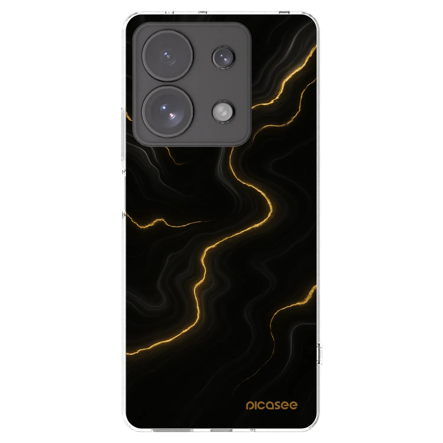 Picasee husă transparentă din silicon pentru Xiaomi Redmi Note 13 Pro 4G - Thunder