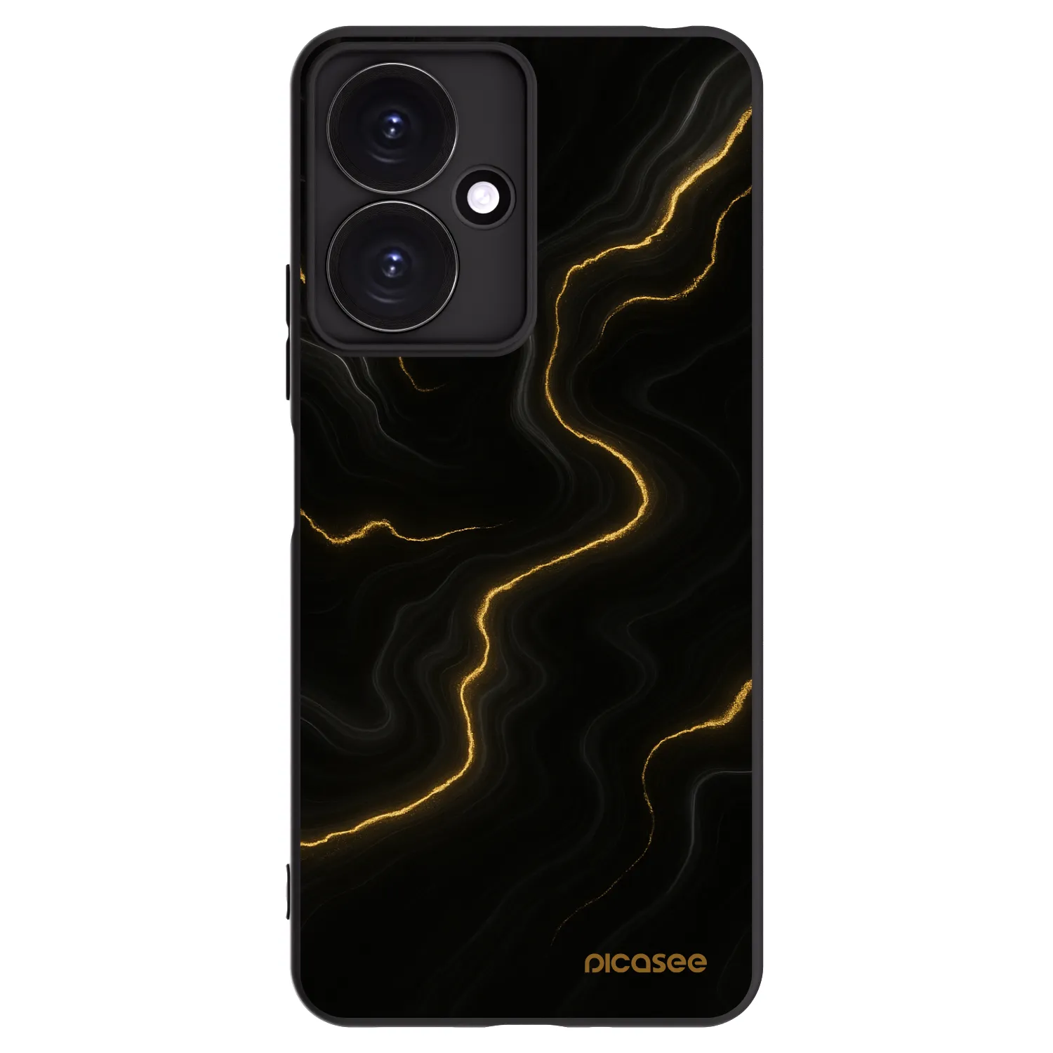 Picasee husă neagră din silicon pentru Xiaomi Redmi 13C 5G - Thunder