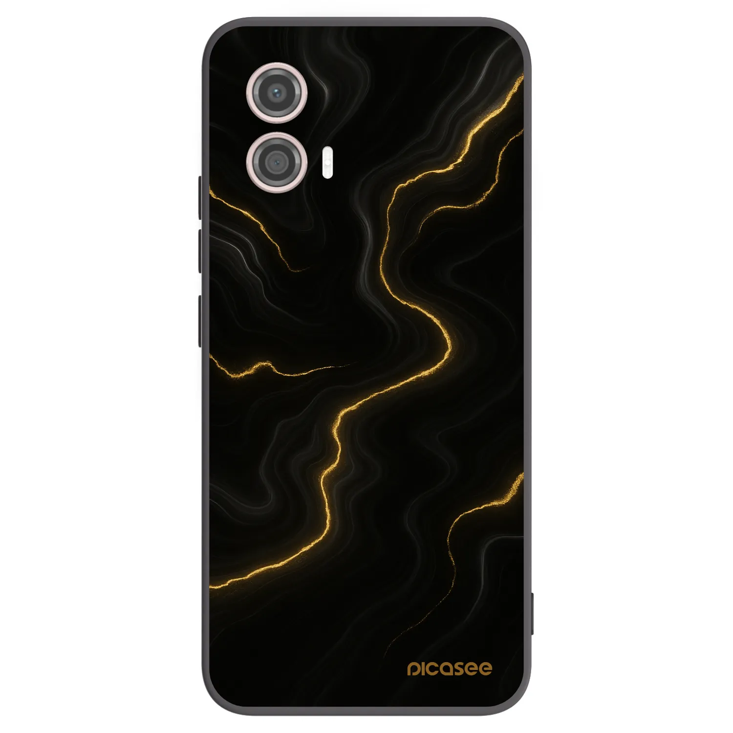 Picasee husă neagră din silicon pentru Motorola Moto G53 5G - Thunder