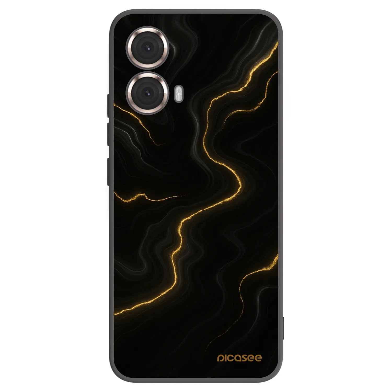Picasee husă neagră din silicon pentru Motorola Moto G85 - Thunder