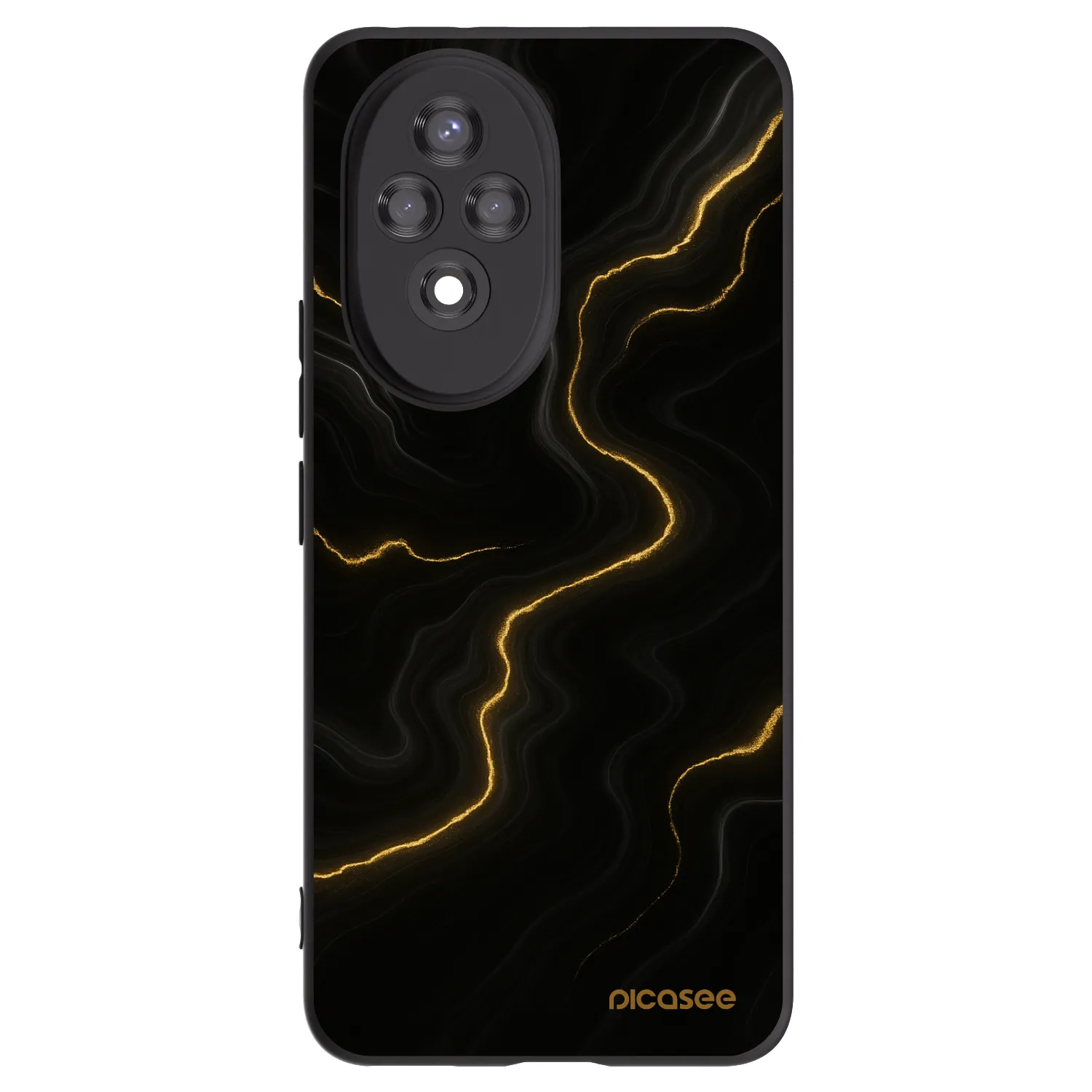 Picasee husă neagră din silicon pentru Honor 200 Pro 5G - Thunder