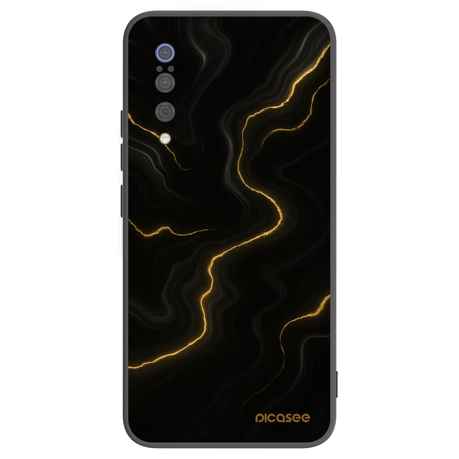 Picasee husă neagră din silicon pentru Xiaomi Mi 9 - Thunder