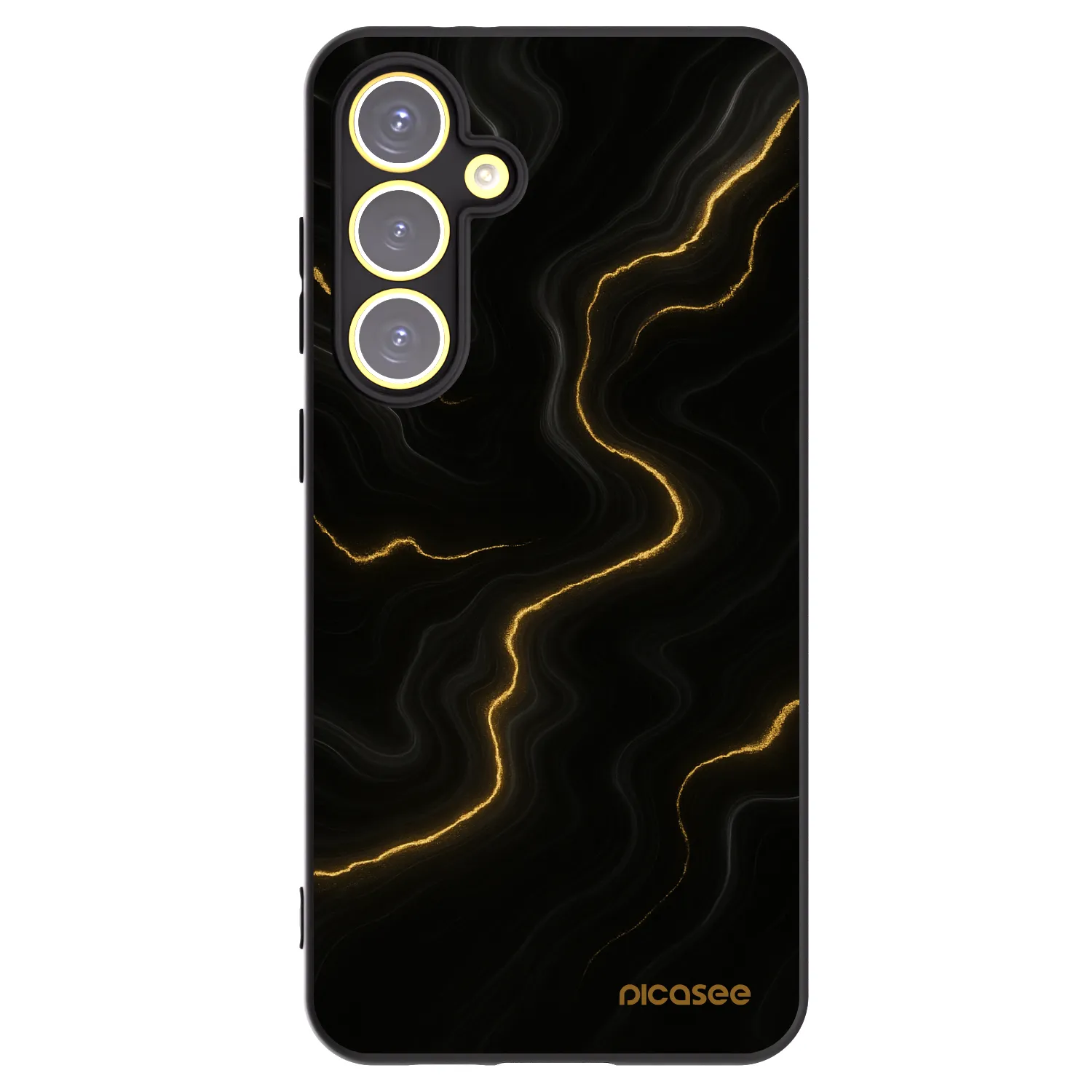 Picasee husă neagră din silicon pentru Samsung Galaxy S24 FE S721B - Thunder