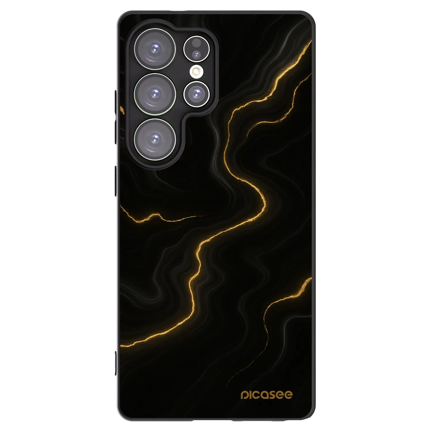 Picasee husă neagră din silicon pentru Samsung Galaxy S25 Ultra 5G - Thunder