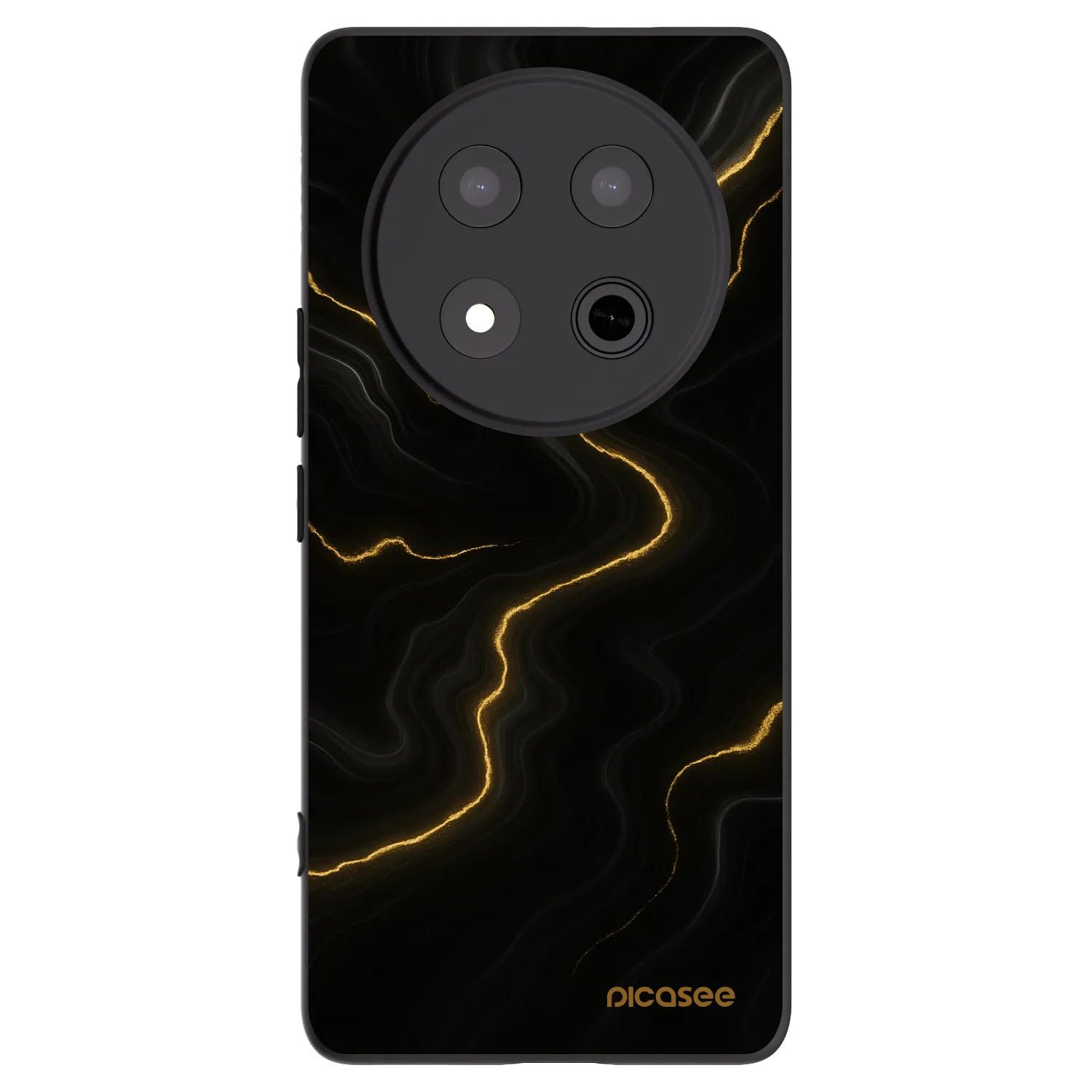 Picasee husă neagră din silicon pentru Honor Magic7 Lite 5G - Thunder