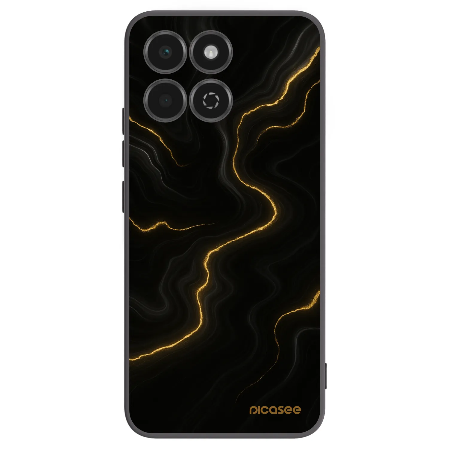 Picasee husă neagră din silicon pentru Honor 200 Smart 5G - Thunder