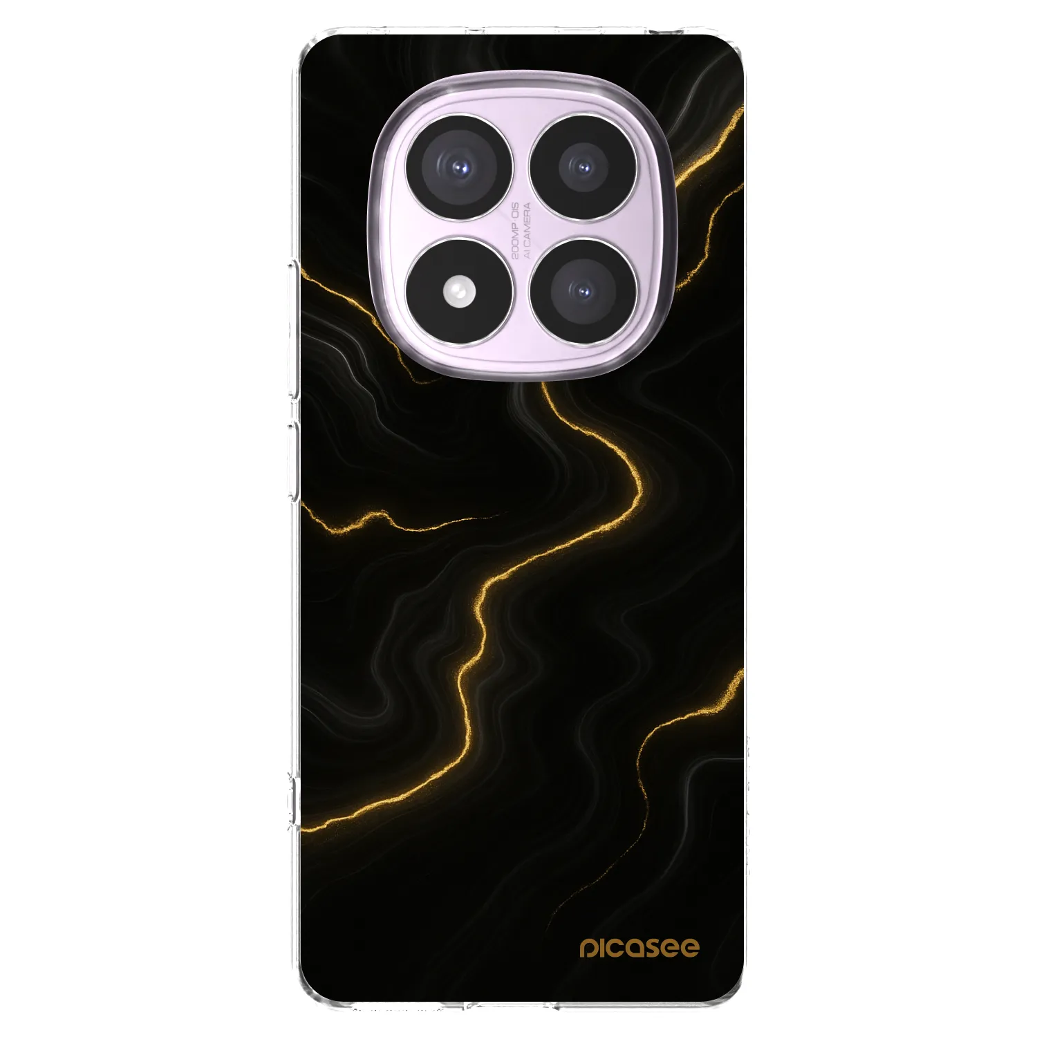 Picasee husă transparentă din silicon pentru Xiaomi Redmi Note 14 Pro 4G - Thunder